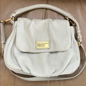 Marc Jacobs Off-White Leather Shoulder Bag